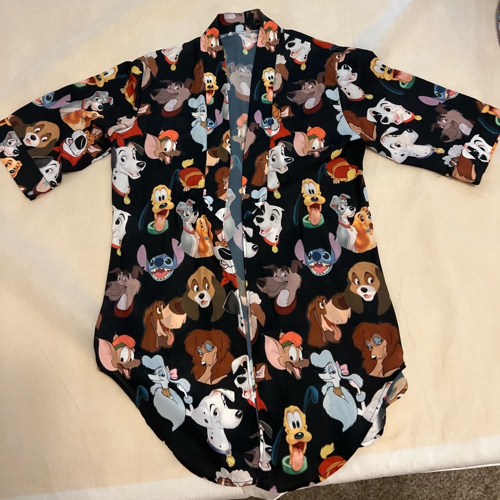 Colorful Cartoon Character Kimono